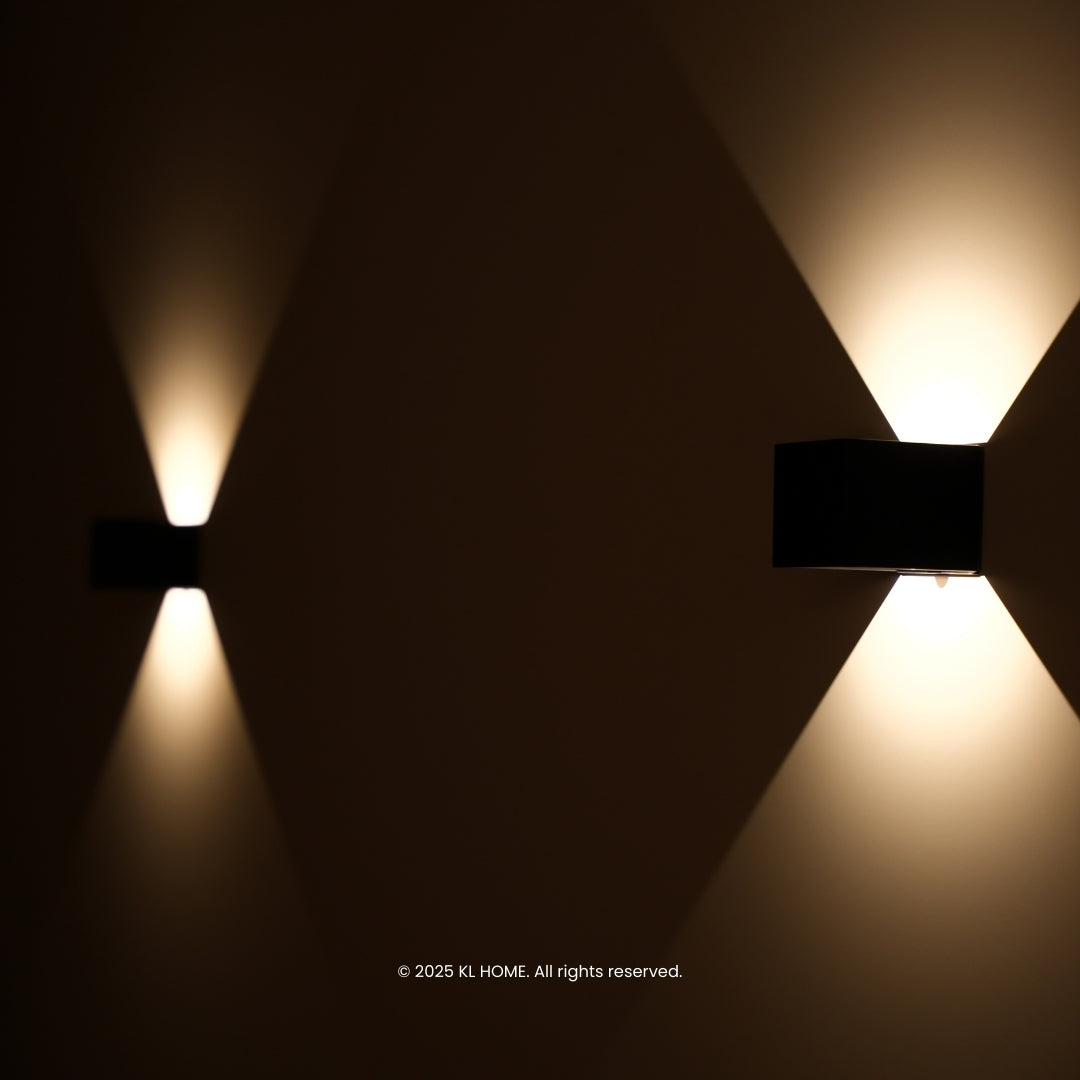 LED cube wall lamp | Rechargeable