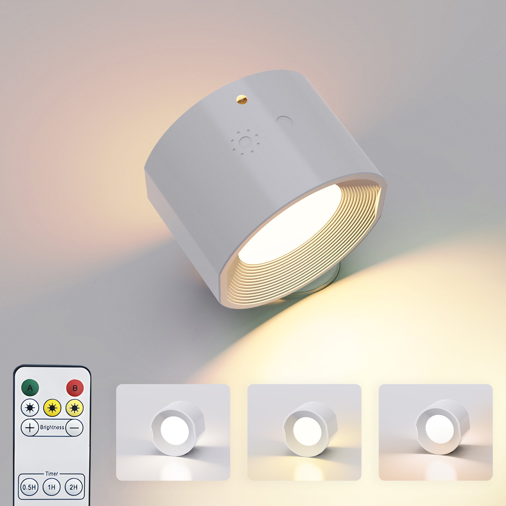 <tc>360 ° wiederaufladbare Wandlampe V2</tc>