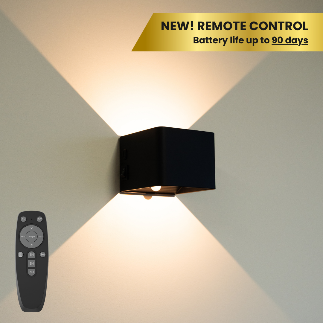 CUBE Wall lamp | Remote control