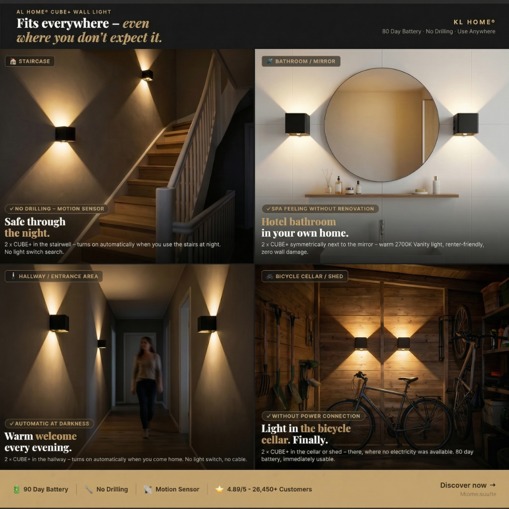 CUBE+ Wall lamp | Premium Wireless