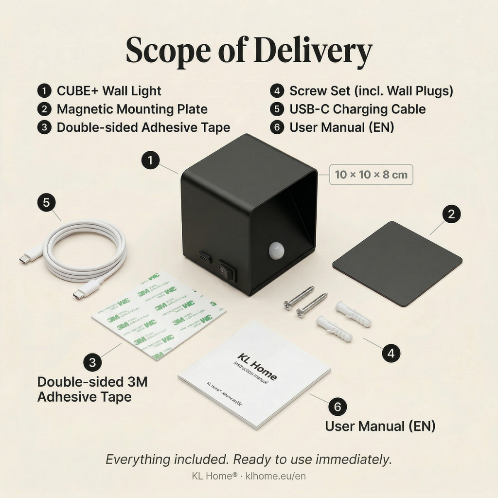 CUBE+ Wall lamp | Premium Wireless