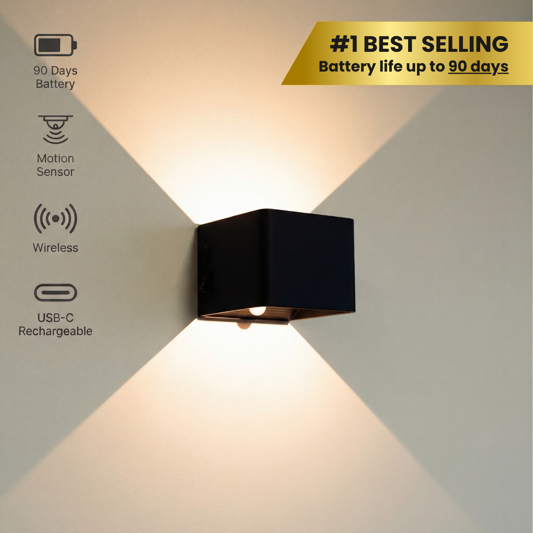 CUBE Wall lamp | Rechargeable