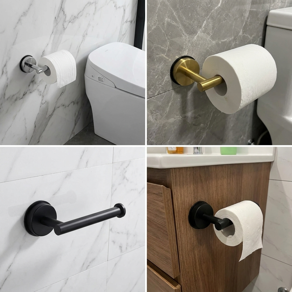 SUCTIONCUP TOILET ROLL HOLDER | STAINLESS STEEL