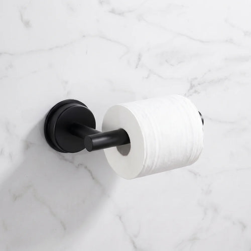 Suction cup toilet roll holder