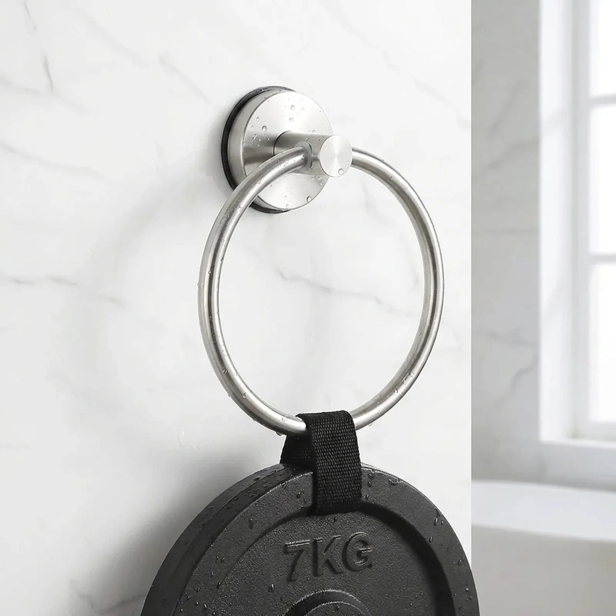 SUCTIONCUP TOWEL RING | STAINLESS STEEL