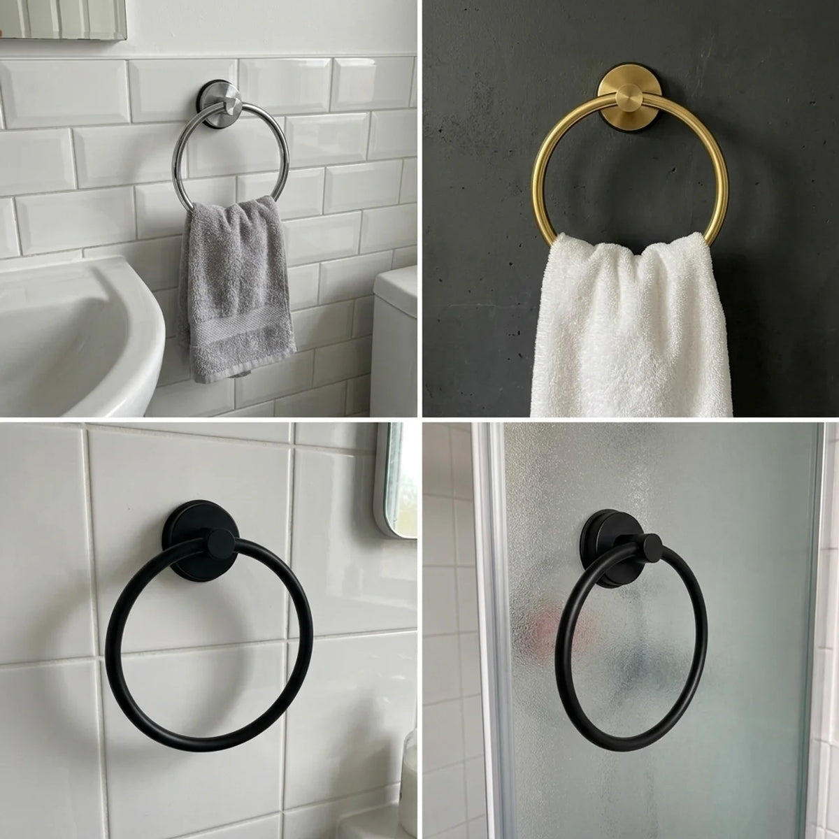 SUCTIONCUP TOWEL RING | STAINLESS STEEL